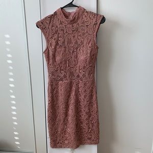 Pink Lace Dress